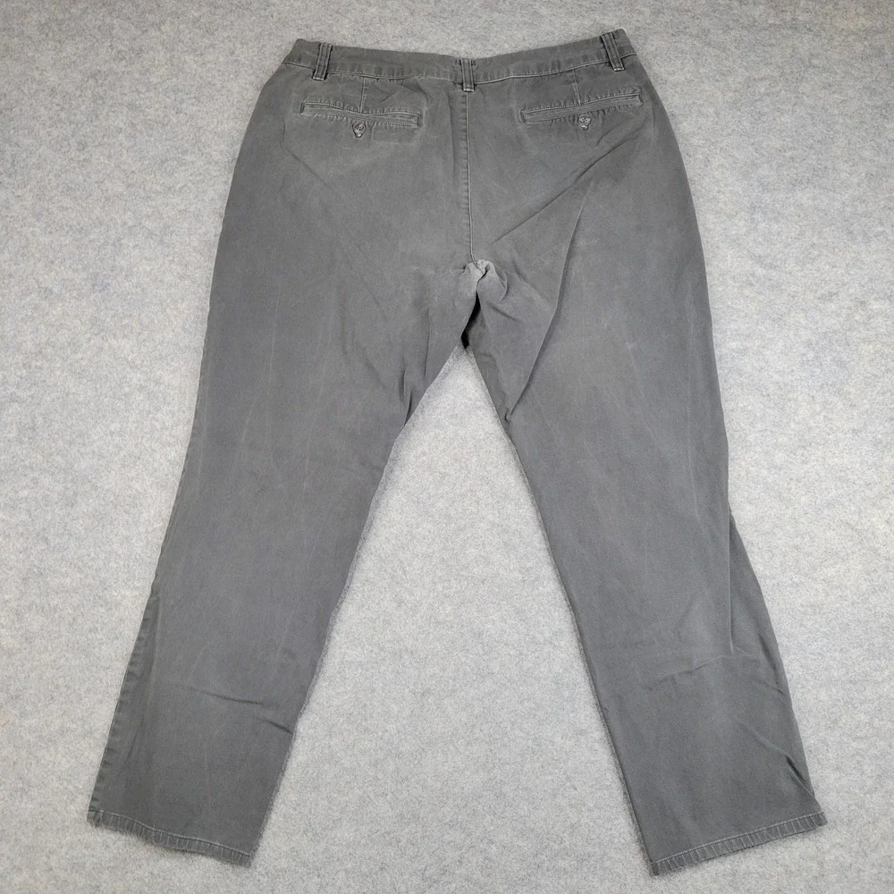 Bonobos‎ Pants Mens 36x30 Gray Chino Slim Fit Stretch Flat Front Tapered Leg